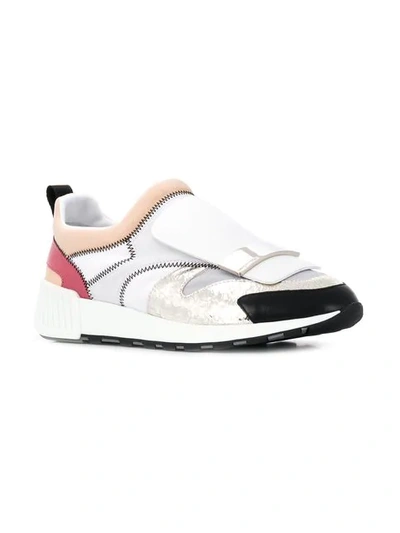 Shop Sergio Rossi Sr1 Running Sneakers In White