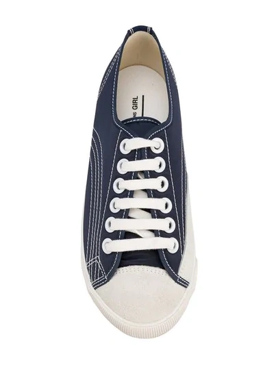 Shop Comme Des Garcons Girl Classic Sneakers In Blue