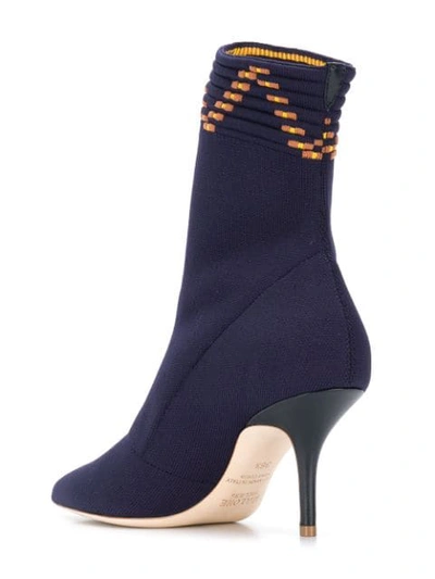 Shop Malone Souliers Mariah Boots In Blue