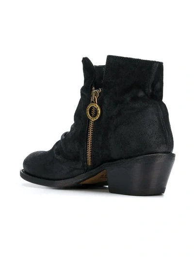 Shop Fiorentini + Baker Side Zip Ankle Boots In Black