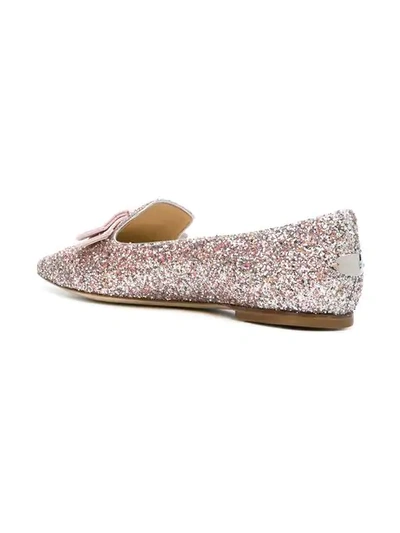 Shop Jimmy Choo Gala Glitter Pumps In Pink