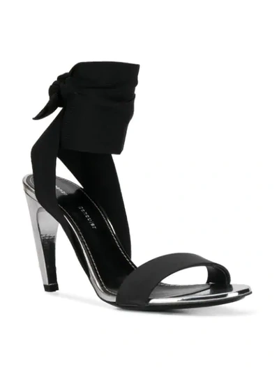 Shop Proenza Schouler Tie Strap Sandals In Black