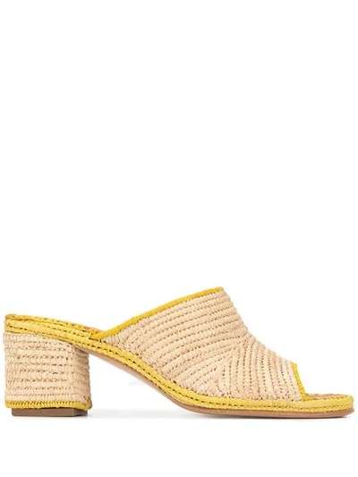 Shop Carrie Forbes Rama Mules In Neutrals