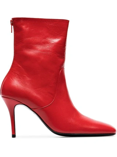 Shop Dorateymur Red Town & Country 90 Leather Boots