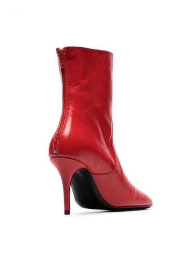 Shop Dorateymur Red Town & Country 90 Leather Boots