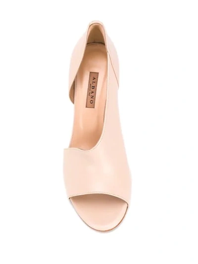 Shop Albano Open Toe Sandals In Pink