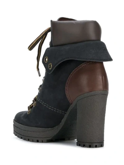 Shop See By Chloé Eileen Ankle Boots In 999 517 Black/brown