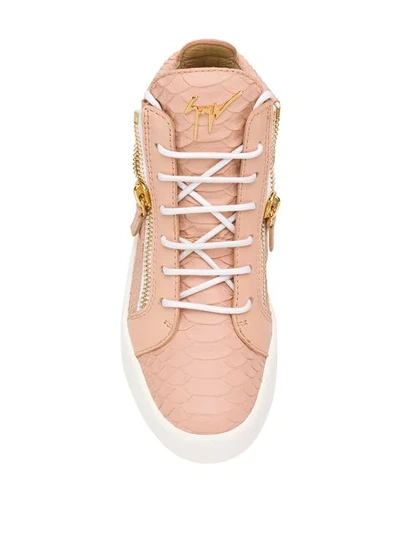 Shop Giuseppe Zanotti Kriss Sneakers - Pink