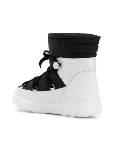 Shop Moncler Platform Snow Boots In Black