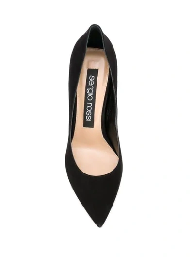 Shop Sergio Rossi Pointed-toe Pumps In Black