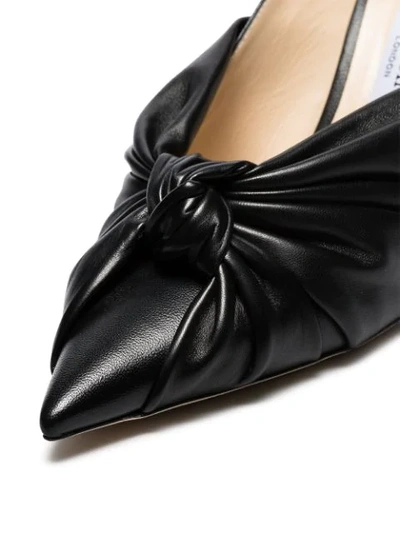 Shop Jimmy Choo Black Annabell 85 Slingback Pumps