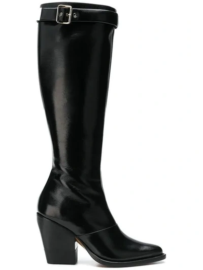 Shop Chloé Knee-high Boots In Black