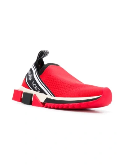 Shop Dolce & Gabbana Sorrento Sneakers In Red