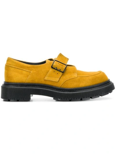 Shop Adieu Platform Loafers In Yellow