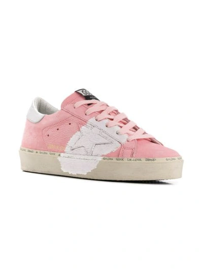 Shop Golden Goose Hi Star Sneakers In Pink