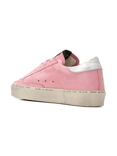 Shop Golden Goose Hi Star Sneakers In Pink