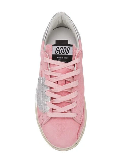 Shop Golden Goose Hi Star Sneakers In Pink