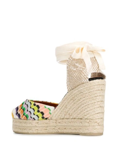 CASTAÑER WEDGE ESPADRILLES - 大地色