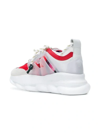 Shop Versace Chain Reaction Sneakers In Multicolour