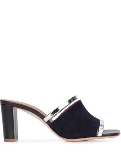 Shop Malone Souliers Demim Pumps In Blue