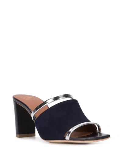 Shop Malone Souliers Demim Pumps In Blue