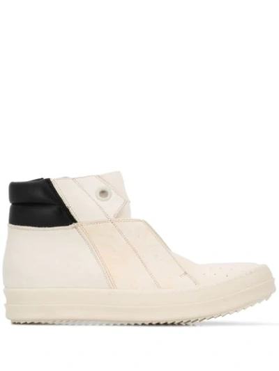 Shop Rick Owens Babel Sneakers In White