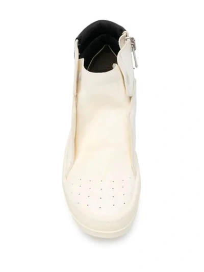 Shop Rick Owens Babel Sneakers In White
