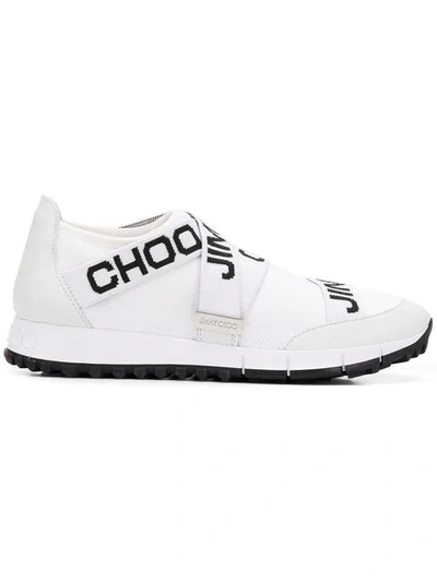 Shop Jimmy Choo Toronto Sneakers In White