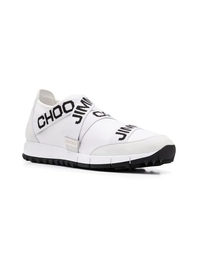 Shop Jimmy Choo Toronto Sneakers In White