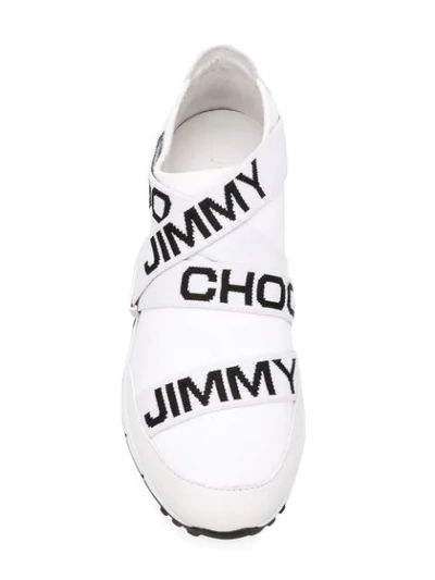 Shop Jimmy Choo Toronto Sneakers In White