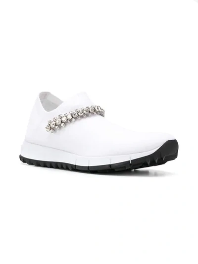 JIMMY CHOO VERONA SNEAKERS - 白色