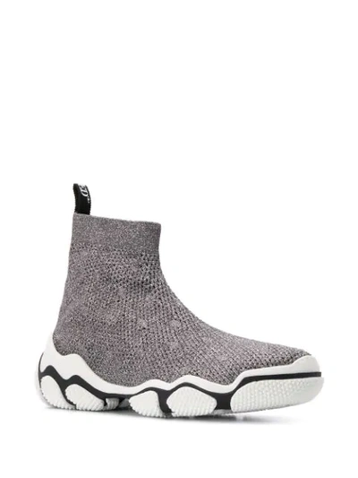 RED VALENTINO SOCK SNEAKERS - 绿色