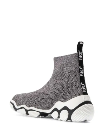 RED VALENTINO SOCK SNEAKERS - 绿色