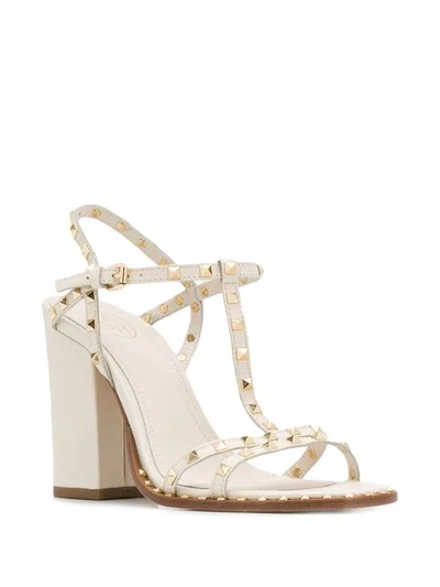 Shop Ash Sandalen Mit Blockabsatz - Nude In Neutrals