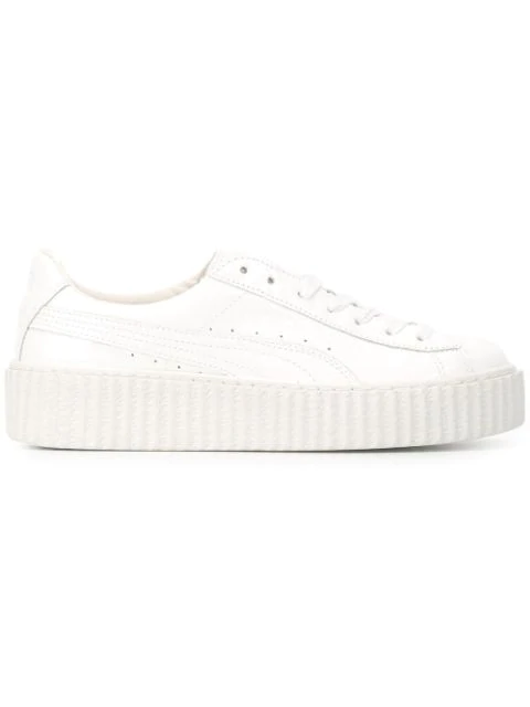 Fenty X Puma Fenty Puma X Rihanna Creeper Sneakers In White Modesens