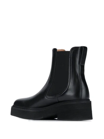 Shop Marni Chelsea-boots Mit Plateau In 00n99 Black