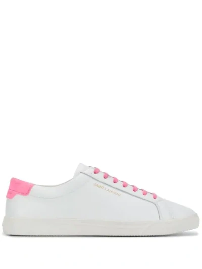 Shop Saint Laurent Sl/06 Sneakers In White