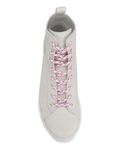 Shop Fendi High-top Sneakers In White