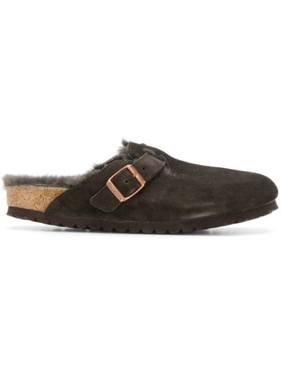 Shop Birkenstock Boston Mules - Brown