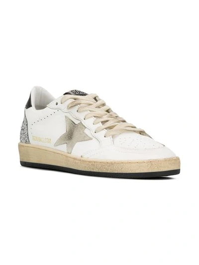 Shop Golden Goose Ball Star Sneakers In White