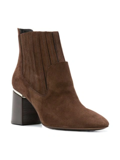 Shop Tod's Ankle Boots In Brown