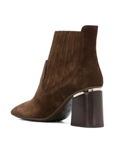 Shop Tod's Ankle Boots In Brown