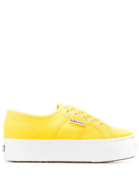 superga yellow trainers