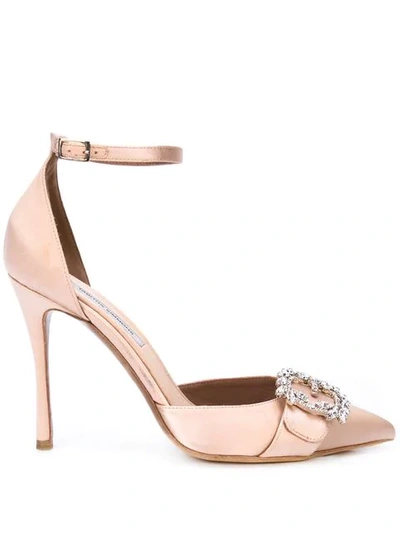 Shop Tabitha Simmons Tie The Knot Pumps In Pink