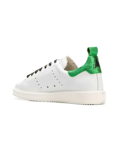 Shop Golden Goose 'starter' Sneakers In White Leather