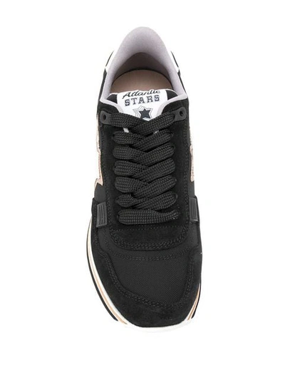 Shop Atlantic Stars Star Patch Sneakers - Black