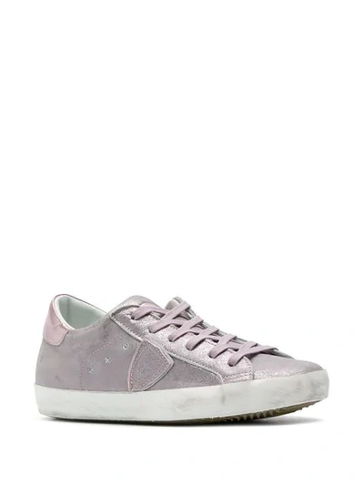Shop Philippe Model Tropez Sneakers - Pink