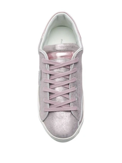 Shop Philippe Model Tropez Sneakers - Pink
