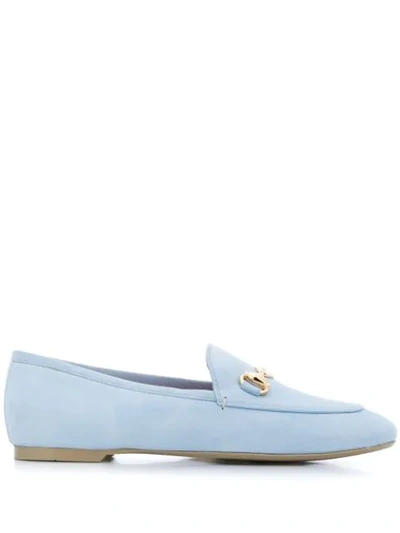 Shop Pretty Ballerinas Horsebit Loafers In Blue