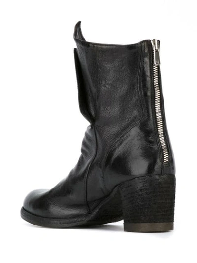 Shop Officine Creative Chunky Heel Boots In Black